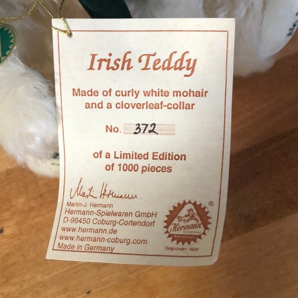 Hermann Irish Teddy 372/1000 limited edition - Picture 2 of 3